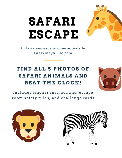 safari escape room.